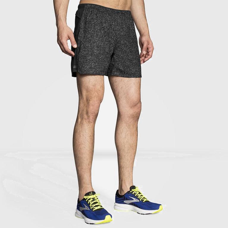 Brooks Sherpa 5 Mens Running Shorts Ireland Grey (ETKW-97840)